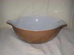 Vintage 1960's Pyrex Cinderella - Mixing Batter Bowl - Early American Americana - 4 Quart #444 N2