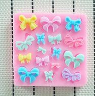 Anyana Bowknot Silicone Fondant Mold Cake Decorating Pastry Gum Pastry Tool Kitchen Tool Sugar Paste Baking Mould... N3