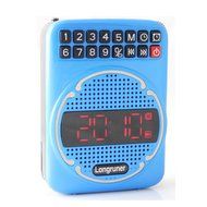 Longruner Waistband Voice Amplifier Booster Mp3 Speakers(light Blue)