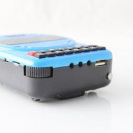 Longruner Waistband Voice Amplifier Booster Mp3 Speakers(light Blue) N2