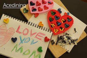 Silicone Heart Molds From Acedining - Use As an Ice Cube Tray - Make Hearts of Chocolate or Gelatin - No Plastic... N5