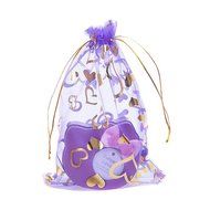 Yansanido 13x18cm /5x7 Inches 100pcs Beautiful Transparent 10 Color Organza Drawstring Pouches candy Jewelry Party... N11