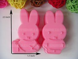 1 Set Cute Rubbit Miffy Design Baking Cookie Fondant Cake SugarCraft Biscuit Chocolate Clays DIY Modelling Paste... N4