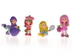 Strawberry Shortcake Toy Figures Lot Of 7 Pcs Mini Figures Cake Topper N5
