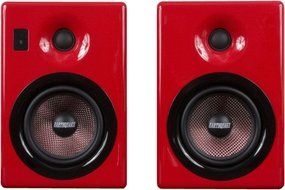 Earthquake Sound IQ52S iPod Docking Speaker System (Silver Piano Gloss, Pair) N16
