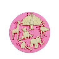 Sher Cute Multi AnimalSilicone Mould Cake Decorating Silicone Mold For Fondant Candy Crafts Jewelry PMC Resin...