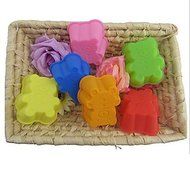 Y&amp;XL&amp;H Lovely Bear Shape Muffin Moulds, Cupcake Moulds , 6 Pieces per Set, L 7.8cm x W 6.5cm x H 3cm, Random Assorted...