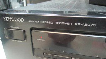 Kenwood AM-FM Stereo Receiver Model KR-A5070 w Phono Preamp 100 Watts Per Channel N3