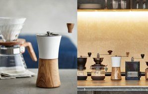 Hario Ceramic/Olive Wood Coffee Grinder N3