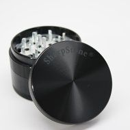 Sharp Stone Official Authentic Large 4 Piece Grinder Hard Top 2.5 Inches Black + Free Performance Technology Wrist... N3