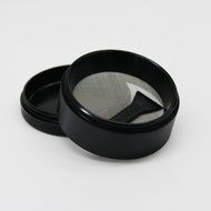 Sharp Stone Official Authentic Large 4 Piece Grinder Hard Top 2.5 Inches Black + Free Performance Technology Wrist... N4