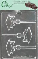 Cybrtrayd M239 Graduation Cap Lolly Chocolate Candy Mold with Exclusive Cybrtrayd Copyrighted Chocolate Molding...