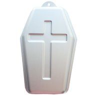 Halloween Coffin Metal Cake Tin Novelty Pastry Baking Pan mold novelty baking pan approx. 170X215X55MM
