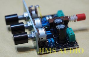 Passive stereo tone control w/ loudness button assembled low distortion N3