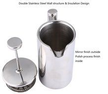 YOOYOO 350ML Stainless Steel Insulated Coffee Tea Maker with Filter Double Wall (350ML) N5