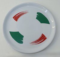 Brandani: "Pizza Nation" Set of 4 Pizza Plates [ Italian Import ] N4