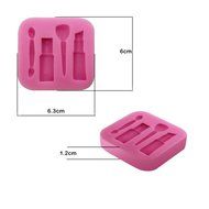 Jiuhong Lipstick Silicone Fondant Mould Cake Sugarcraft Chocolate Decorating Baking Mold N3