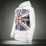 Men&#039;s Coat,Laimeng Retro Cotton Blend Long Sleeve Hoodie Hooded Sweatshirt Tops Jacket Coat Outwear (XXXL, White) N2