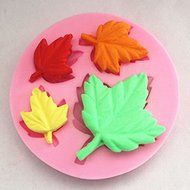 Generic Silicone Fondant Sugarcraft Mould Maple Leaves Mold Cake Decorating Tool N4