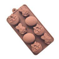 Prettysell DIY Silicone Mold For Chocolate, Ice, Jelly, Pudding, Design N17