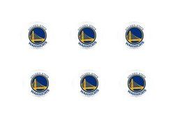 12ct NBA Golden State Warriors Edible 3inch Large Cupcake/Cookie Image Kit