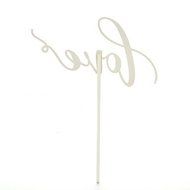 Y&amp;XL&amp;H 1PCS LOVE Cake Decoration Wedding Cake Topper Custom Wedding Cake Topper Paperboard Glitter N4