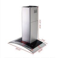 30" Kitchen Wall Mount Stainless Steel Glass Range Hood Stove Vents N5