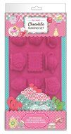 Handstand Kitchen Chocolate Factory Tea Party Silicone Chocolate Mold with Recipe Cards N2