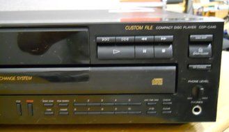 Sony CDP-C445 Compact Disc Player 5 Disc Changer N2