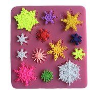 Snowflake Decoration Mould for Icing, Chocolate, Fondant, Butter, Resin, Cabochon, Polymer Clay, fimo, gum paste...