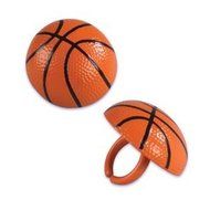 Basketball Cupcake Rings - 12 ct