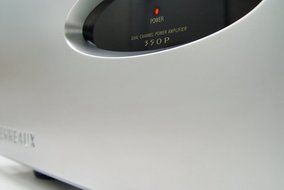 PERREAUX 350W Power Amplifier 16.9" Wide x 19.6" Deep x 7.3" High Silver Electroplated Aluminium N4