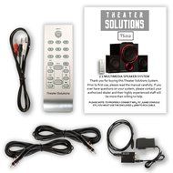 Theater Solutions TS212 Powered 2.1 Speaker System with Digital Input and 2 Extension Cables N2