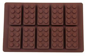 2 Pcs Building Brick Silicone Mold Tray Candy Ice Soap Crayons Chocolate Ice Cube for Lego Lovers with Bonus Free... N6