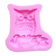 Wocuz W0129 Sleeping Owl Shape Cake Decorating Pattern Silicone Candy Fondant Chocolate Accessory Mold