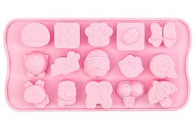 Christmas Candy Molds by Sylvia&#039;s Healthy, BPA-Free Non-Stick, 3-Pack of 2 Christmas and 1 Cute Shape Trays, Make... N9