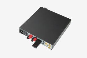 NuForce DDA120 Powerful Integrated Digital Amp with BTR1 Bluetooth Receiver Dongle Included (Silver) N9