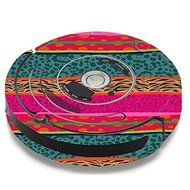 Skin Decal Vinyl Wrap For IRobot Roomba 650 655 Vacuum / Leopard Zebra Patterns Colorful