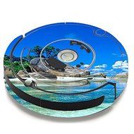 Skin Decal Vinyl Wrap For IRobot Roomba 650 655 Vacuum / Island Paradise Beach