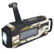 OUTERDO Dynamo Emergency Survival Solar Hand Crank Self Powered AM/FM/NOAA Weather Radio, LED Flashlight,Phone... N31