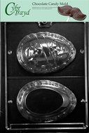 Cybrtrayd E070 Name Egg Easter Chocolate/Candy Mold, Large