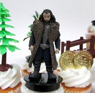 THE HOBBIT an Unexpected Journey 14 Piece Birthday CUPCAKE Topper Set Featuring 6 Random Hobbit Figures, Themed... N9