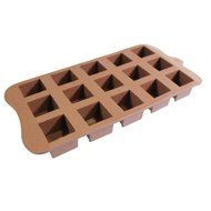 Set of 6 Flexible Silicone Chocolate Jelly Ice-cube Baking Cooling -90 Moulds- Trays by Kurtzy TM N6