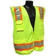 Radians SV46G2X Class 2 Breakaway Survey Safety Vests, Two Tone Green, 2 Extra Large by Radians