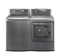 LG H/E Ultra Large Capacity H/E Top Load Laundry Pair *In Granite Steel Finish* with WaveForce Technology WT5170HV... N8