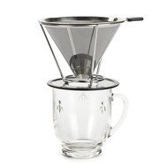 Coffee dripper.Best Pour over coffee makerer Stainless steel 18/8(304) Paperless and reusable coffee dripper stand... N6