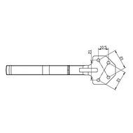 4 Pices Bundle Landing Gear Skids for DJI F450 F550 SK480