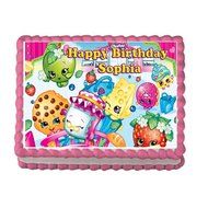 Shopkins Girls Birthday Party Premium Edible Cake Topper Top Selling Item N2