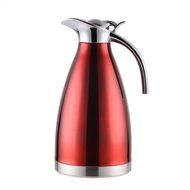 MEGOOD 1.5L Stainless Steel Coffee Carafe Home Vacuum Insulation Pot(Red) N6