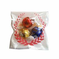 Yunko 300pcs Clear Little Daisies Cookie Candy Soap Packaging Self-adhesive Plastic Bags for Biscuits Package(... N29